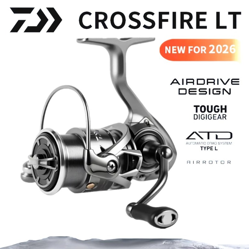 Outdoor Power Reel - รอกตกปลา DAIWA แรงดึงสูงสุด 15 กก. แกนโลหะ