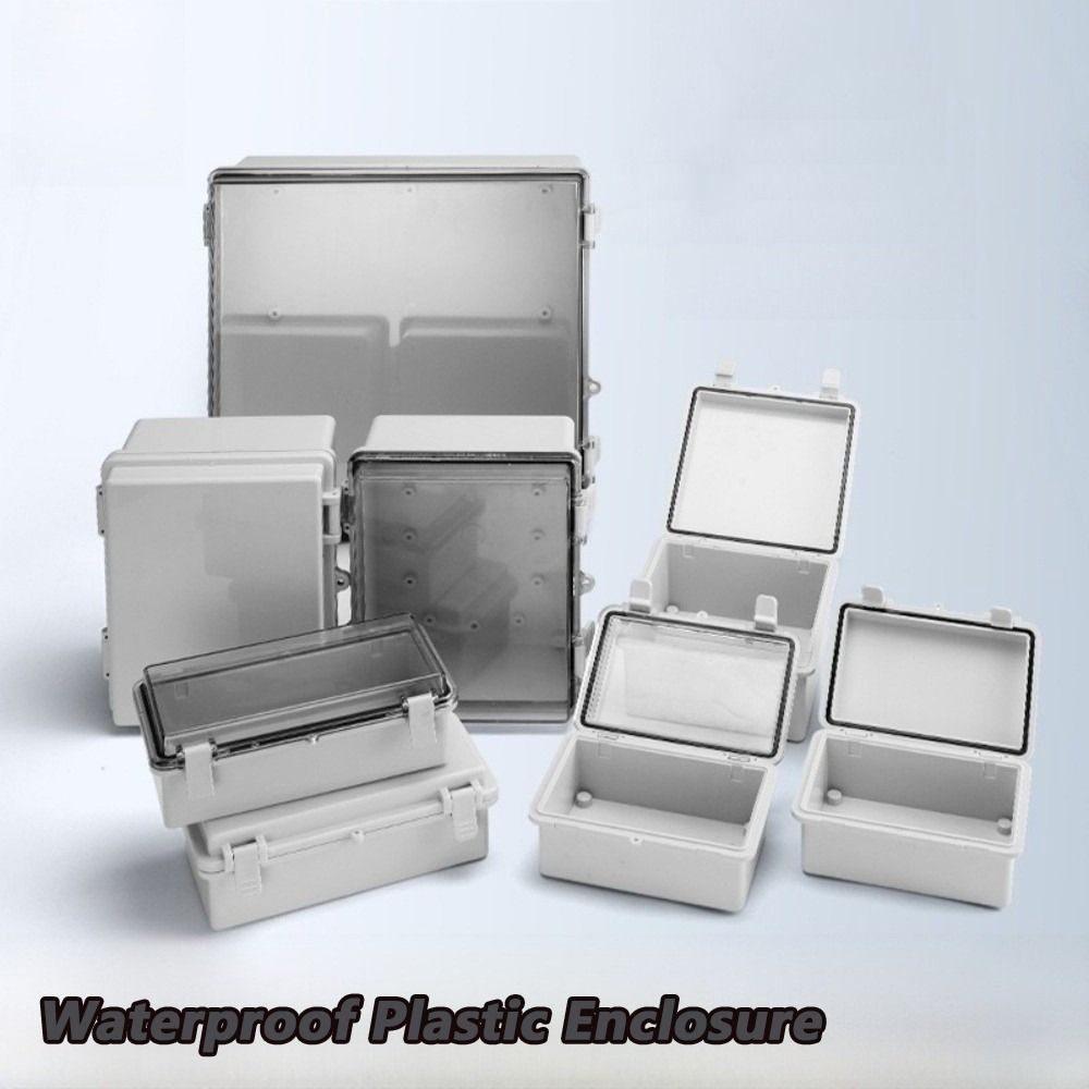 Outdoor Power Junction Box - กล่องรวมสายไฟฟ้าพลาสติก ABS สำหรับภายนอกอาคาร ปิดผนึกอย่างดี พร้อมตัวล็อค ป้องกันน้ำระดับ