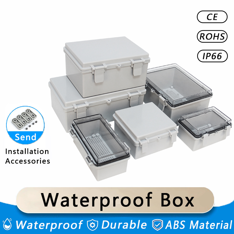 Outdoor Power Junction Box - กล่องแยกไฟฟ้ากันน้ํา IP66 ตู้ PC พลาสติก ABS