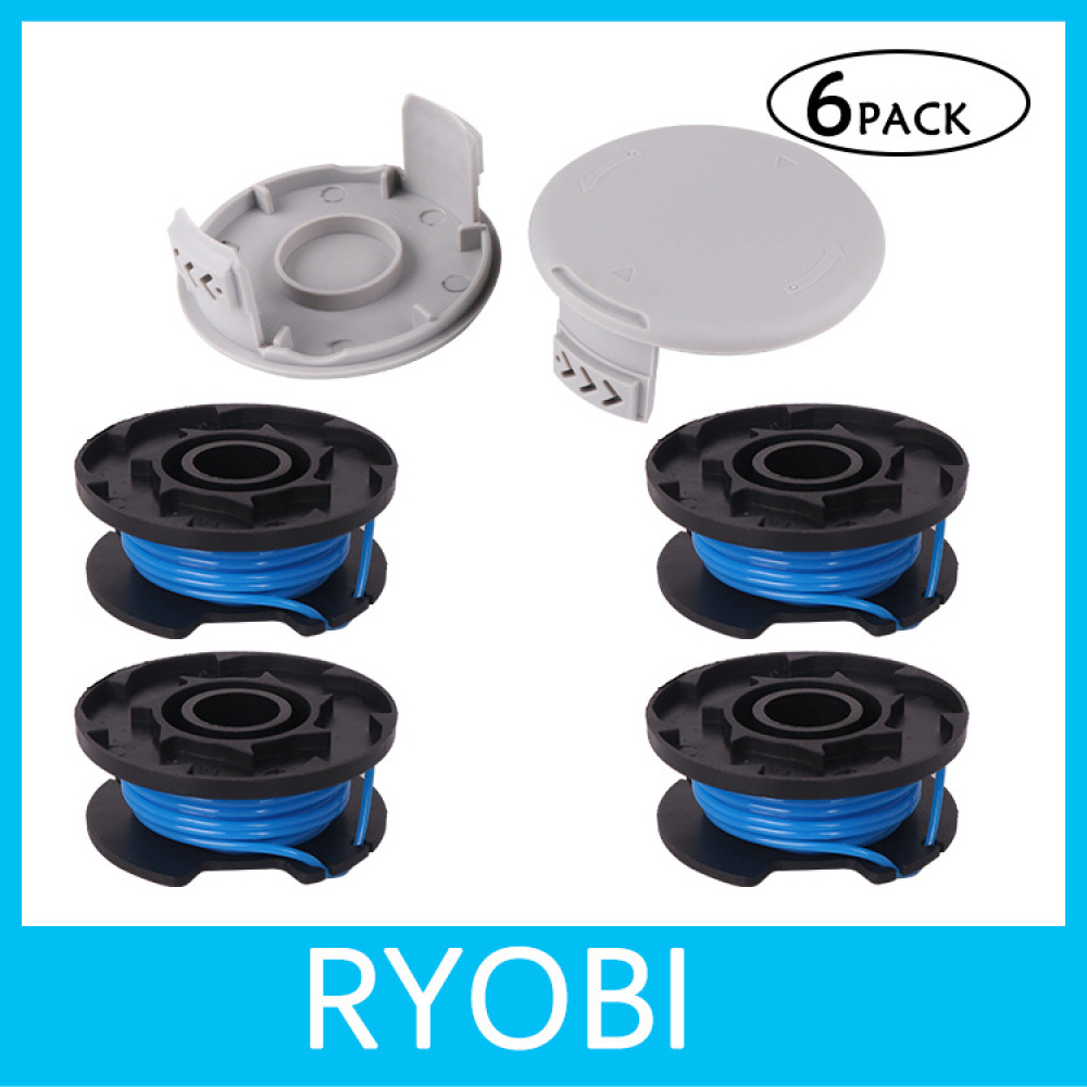 Outdoor Power Mowers - สายเอ็นสำหรับเครื่องตัดหญ้า Ryobi AC14RL3A พร้อมฝาครอบ AC14HCA อะไหล่เครื่องตัดหญ้า