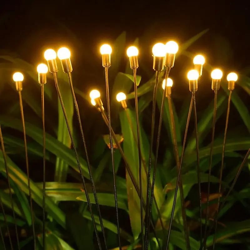 Outdoor Power Outlet Solar - ไฟทางเดินโซลาร์เซลล์กลางแจ้ง กันน้ำ 6/8/10 หัว ไฟ LED