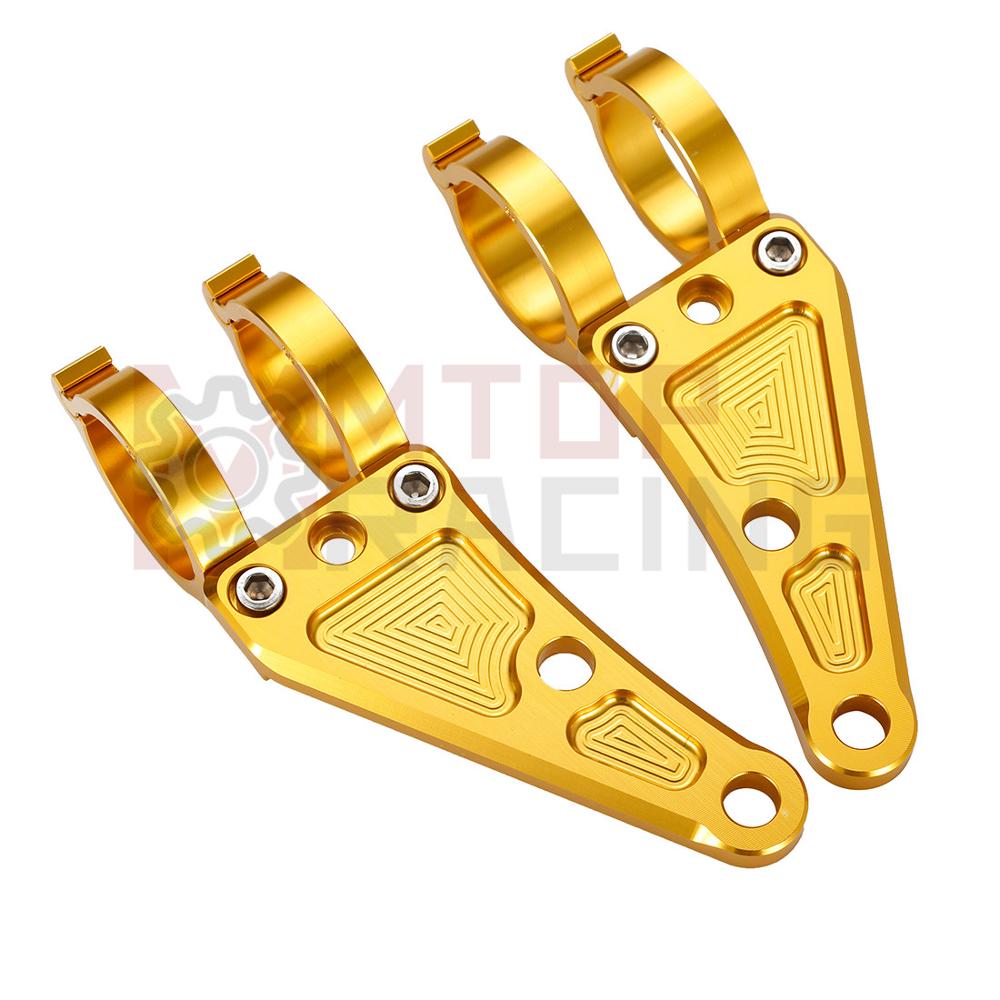 Outdoor Power Products - ฉากยึดไฟหน้า CNC สำหรับรถจักรยานยนต์ขนาด30มม. 33มม. 35มม. 37มม.