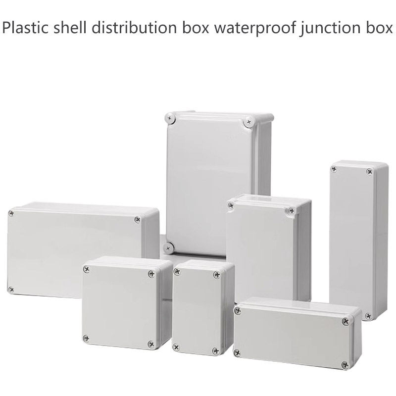 Outdoor Power Junction Box - กล่องเชื่อมต่อกันน้ำพลาสติก ABS กล่องกันฝนกลางแจ้ง AG กล่องกันน้ำสำหรับตรวจสอบระบบไฟฟ้ากลางแจ้ง กล่องปิดผนึกแบบปุ่มกด