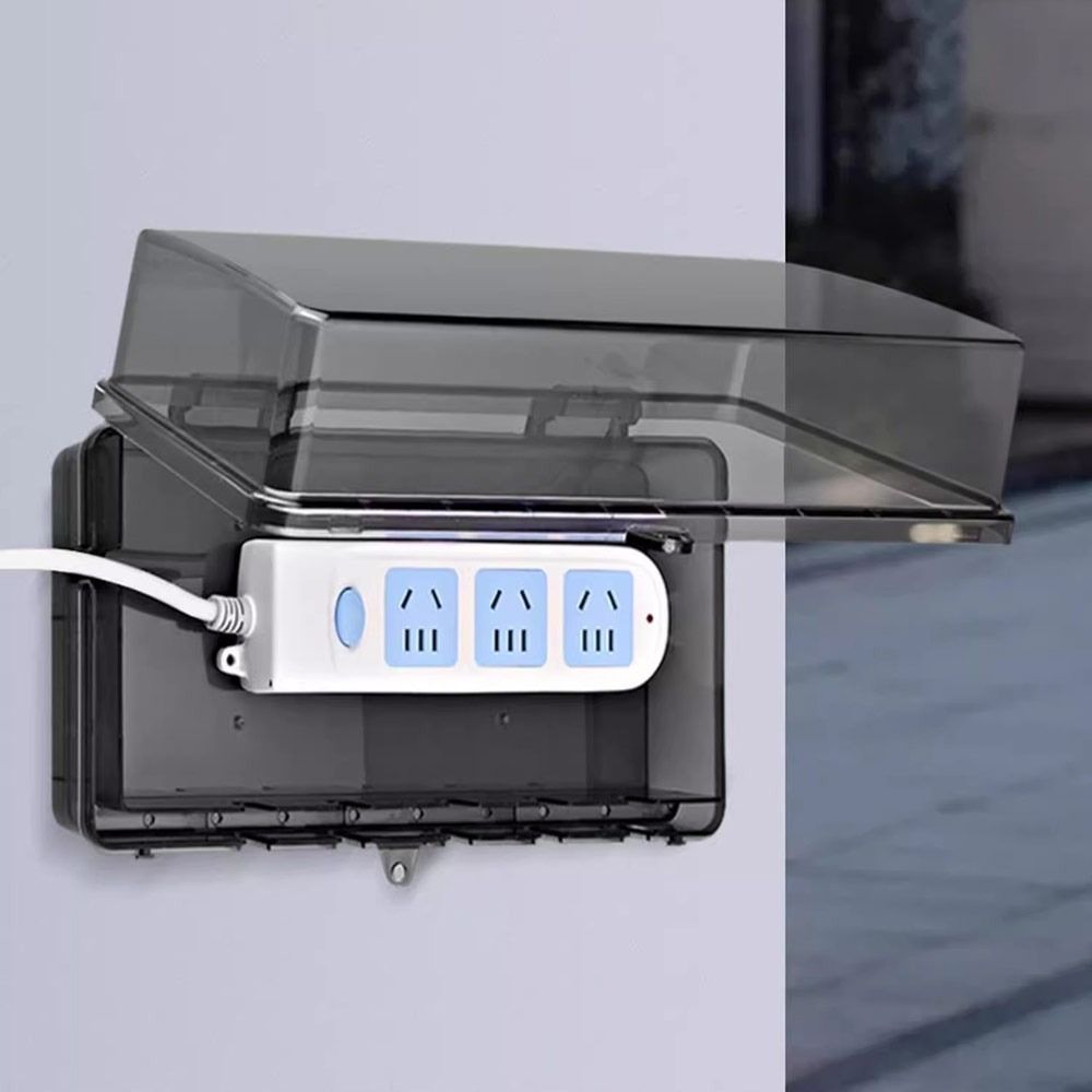 กล่องปลั๊กพลาสติกทนทาน กันน้ำ  - Outdoor Power Outlet Waterproof บทวิจารณ์และราคา