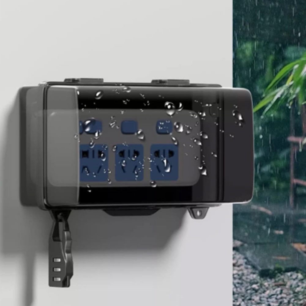 กล่องปลั๊กพลาสติกทนทาน กันน้ำ  - Outdoor Power Outlet Waterproof บทวิจารณ์และราคา