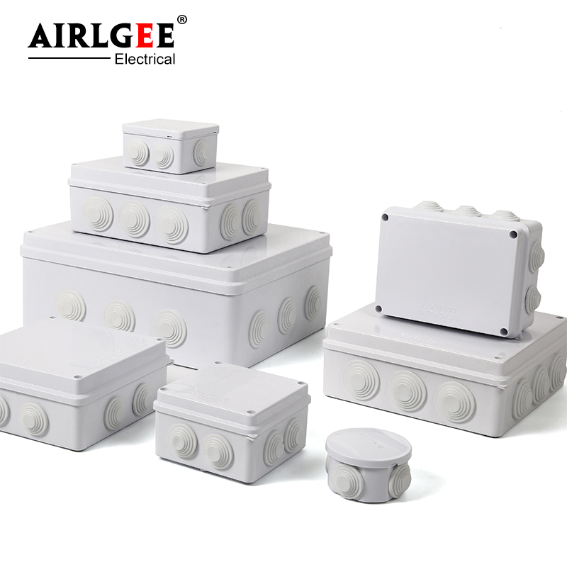 กลางแจ้งกันน้ำกล่องพลาสติก ABS - Outdoor Power Junction Box บทวิจารณ์และราคา