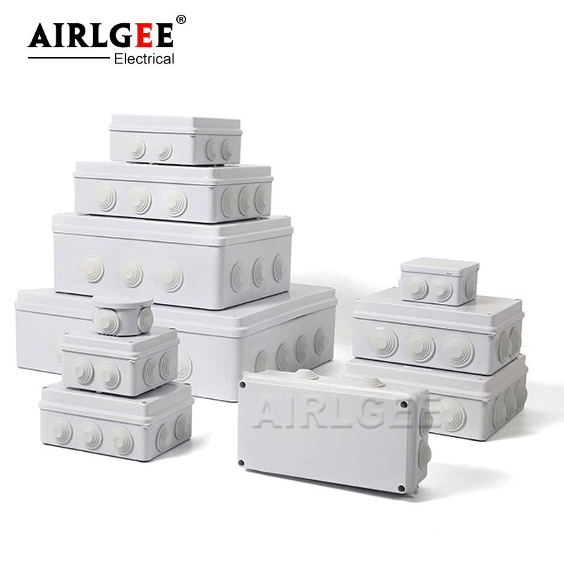 กลางแจ้งกันน้ำกล่องพลาสติก ABS - Outdoor Power Junction Box บทวิจารณ์และราคา