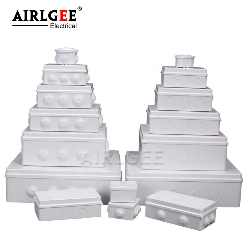 กลางแจ้งกันน้ำกล่องพลาสติก ABS - Outdoor Power Junction Box บทวิจารณ์และราคา