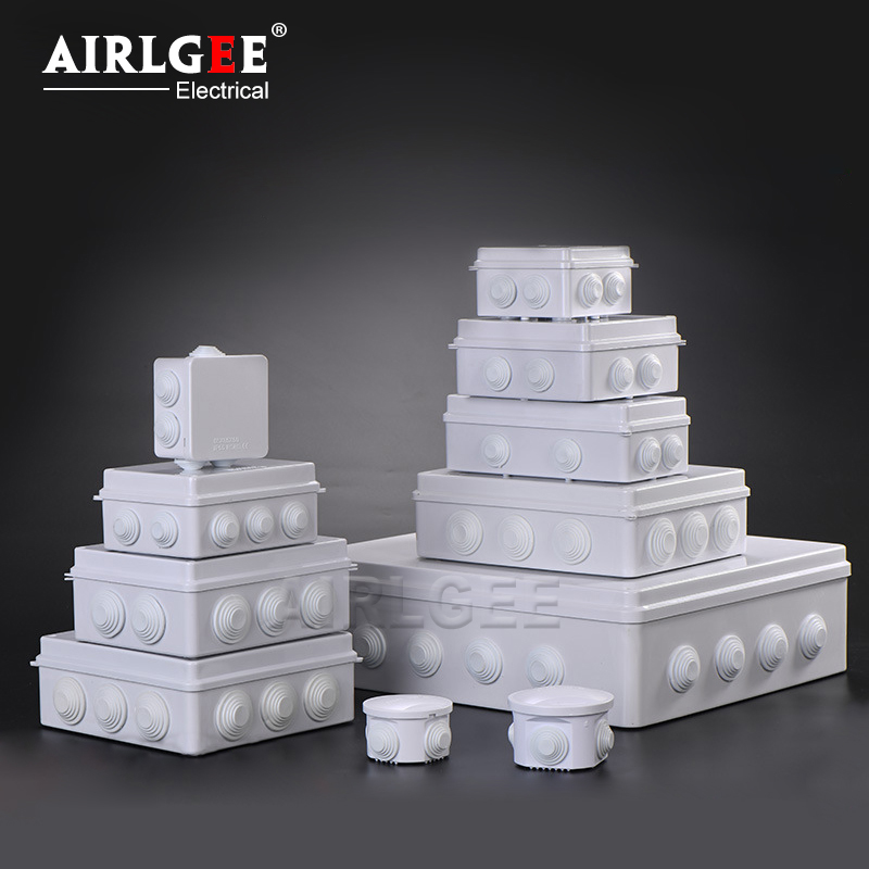 กลางแจ้งกันน้ำกล่องพลาสติก ABS - Outdoor Power Junction Box บทวิจารณ์และราคา