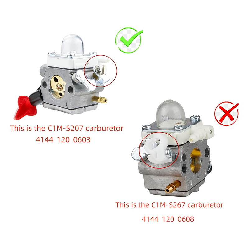 คาร์บูเรเตอร์ใหม่ C1M S207A สำ - Outdoor Power Mowers บทวิจารณ์และราคา