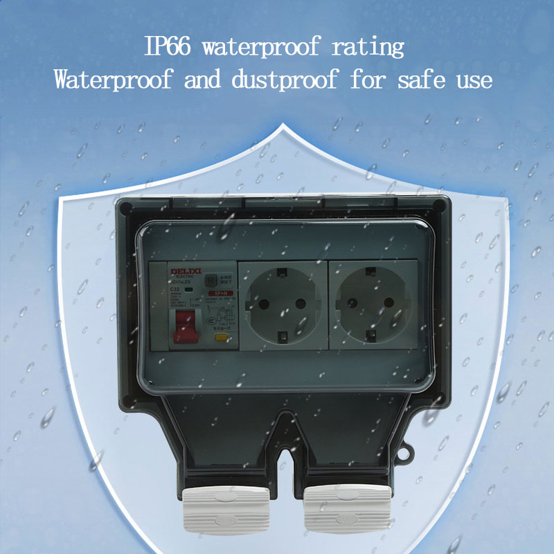 ซ็อกเก็ตกันน้ำกลางแจ้ง 86 ชนิด - Outdoor Power Outlet Waterproof บทวิจารณ์และราคา
