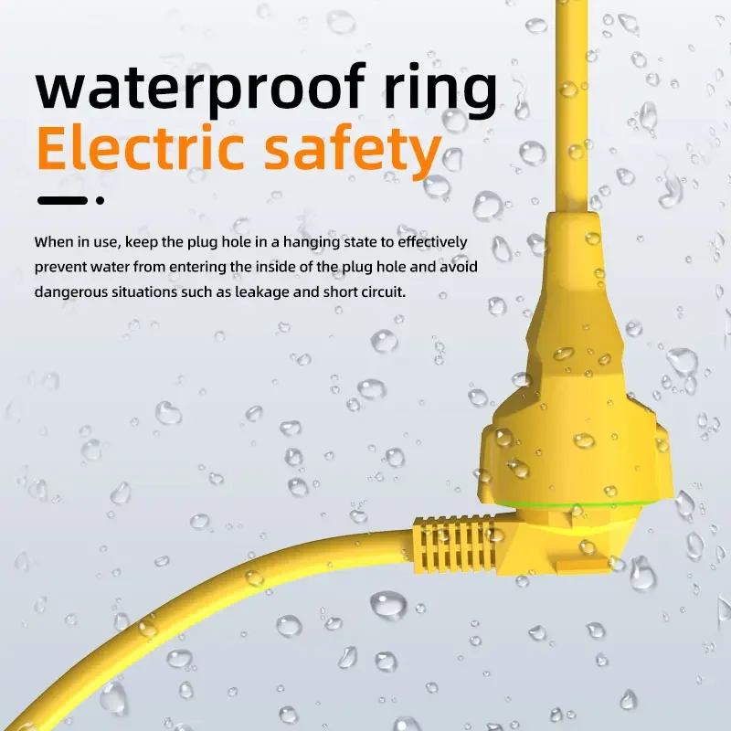ปลั๊กพ่วง 16A EU Schuko 4KW พร - Outdoor Power Outlet Waterproof บทวิจารณ์และราคา