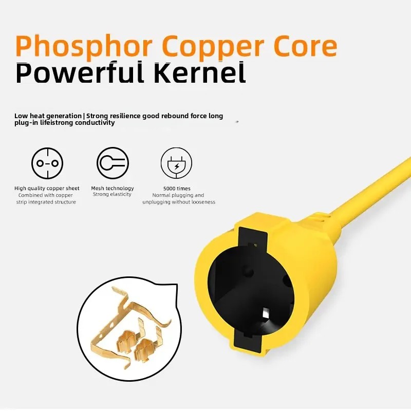 ปลั๊กพ่วง 16A EU Schuko 4KW พร - Outdoor Power Outlet Waterproof บทวิจารณ์และราคา