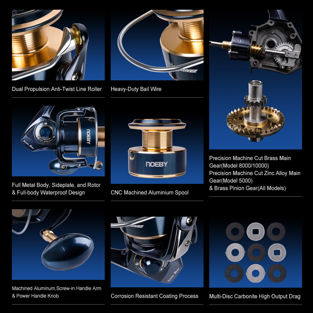 รอกตกปลา Noeby Infinite Power  - Outdoor Power Reel บทวิจารณ์และราคา