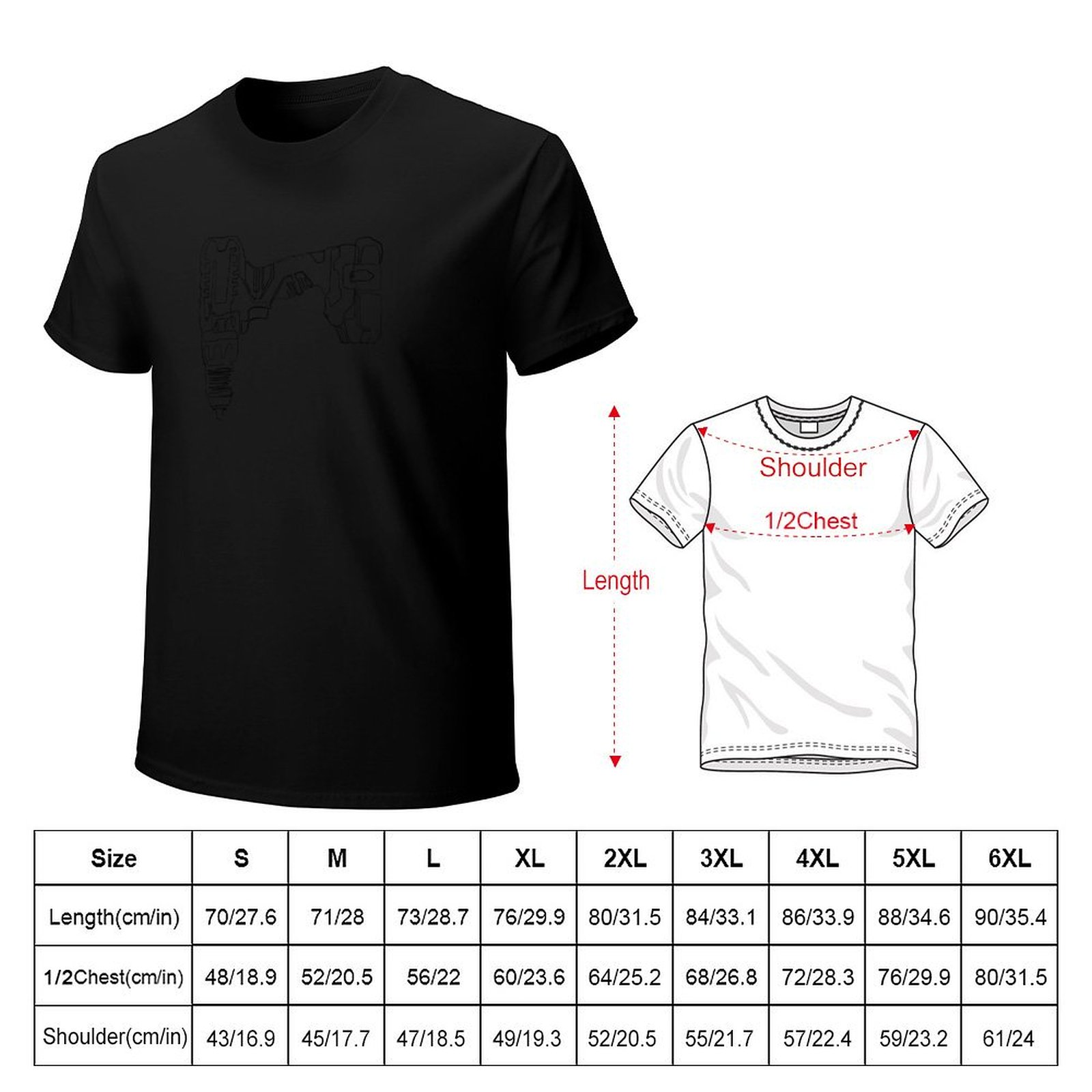 เสื้อยืดลายสว่านไฟฟ้า สำหรับงา - Outdoor Power Not Working บทวิจารณ์และราคา