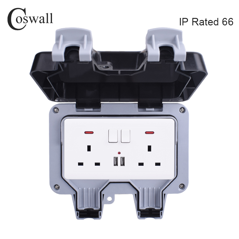 Coswall IP66 Weatherproof กันน - Outdoor Power Outlet Waterproof บทวิจารณ์และราคา