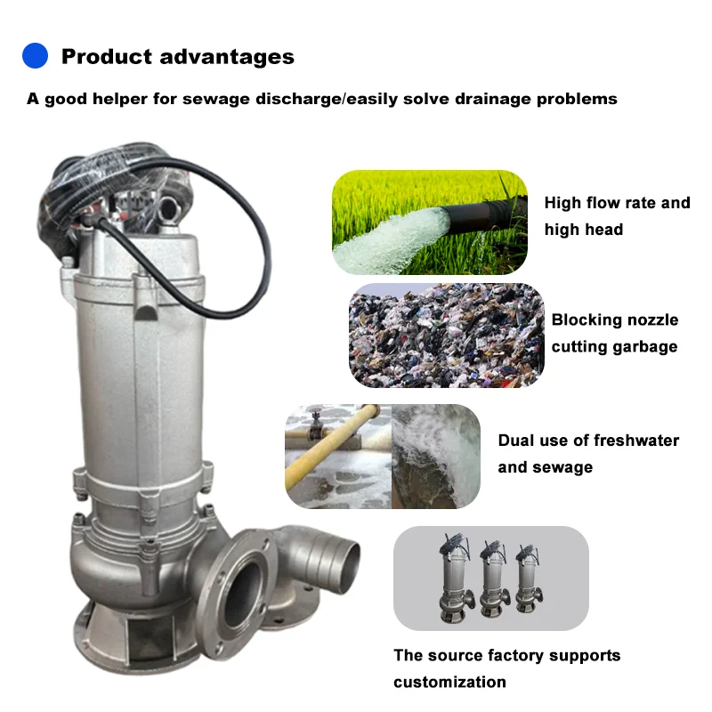 ปั๊มน้ำเสียสแตนเลสแบบจุ่มใต้น้ - Water Pump Submersible บทวิจารณ์และราคา