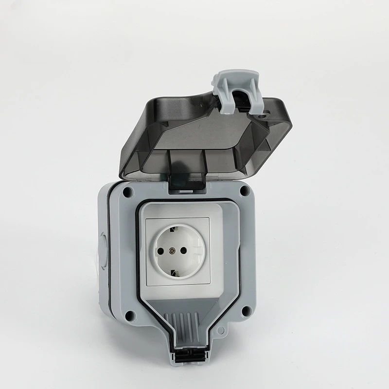 EU KR ผนังกลางแจ้งซ็อกเก็ตกันน - Outdoor Power Parts บทวิจารณ์และราคา
