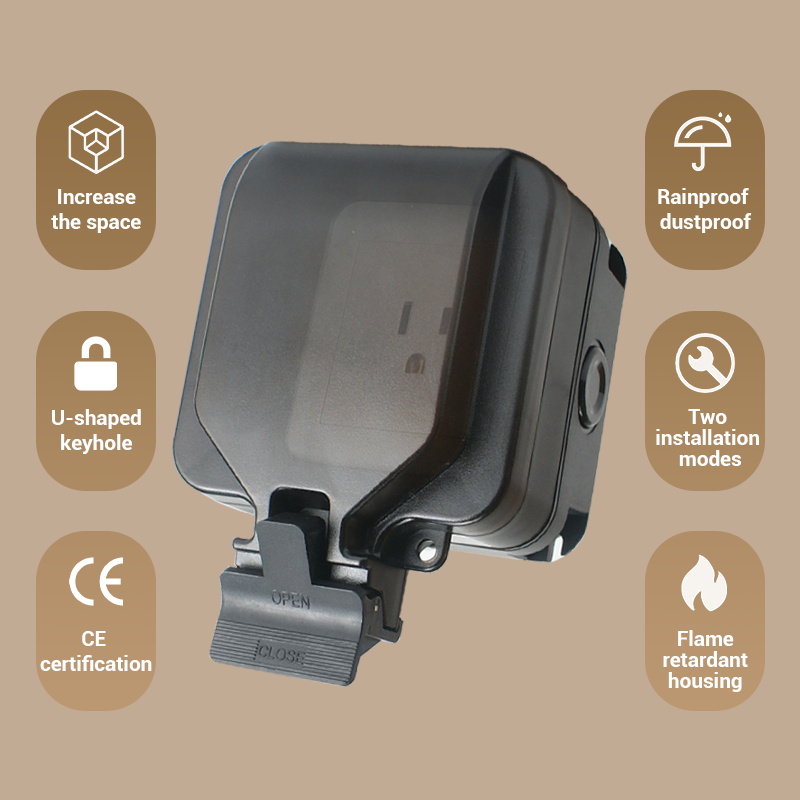 Avoir IP66 ซ็อกเก็ตกันน้ําผนัง - Outdoor Power Parts บทวิจารณ์และราคา