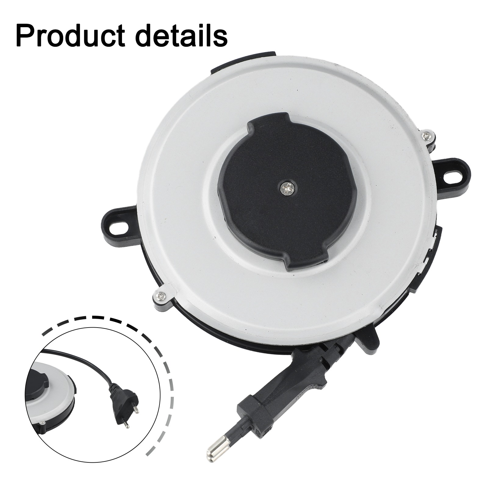 สายไฟม้วนเก็บอัตโนมัติสีขาว 2  - Outdoor Power Reel บทวิจารณ์และราคา