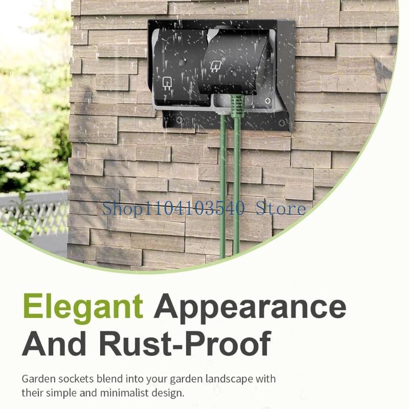02DC Electrical Outlet ครัวเรื - Outdoor Power Outlet Waterproof บทวิจารณ์และราคา