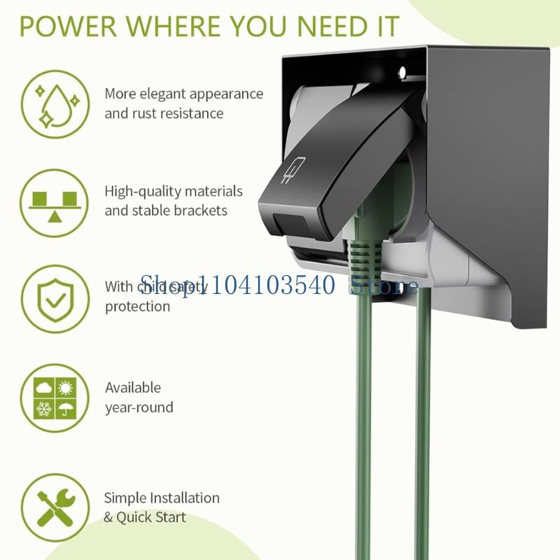 02DC Electrical Outlet ครัวเรื - Outdoor Power Outlet Waterproof บทวิจารณ์และราคา