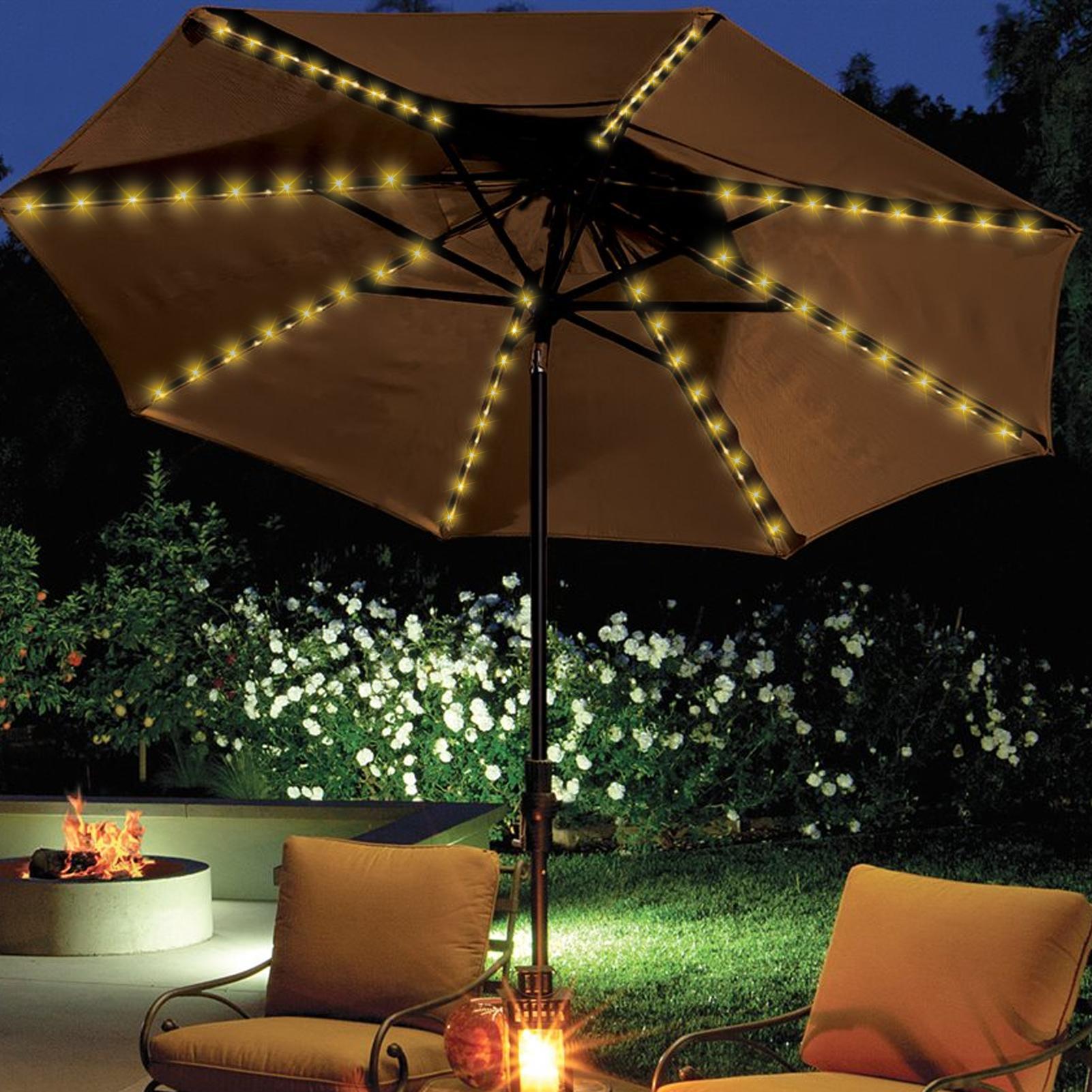 ไฟประดับร่มโซลาร์เซลล์ 104 LED - Outdoor Power Outlet Solar บทวิจารณ์และราคา