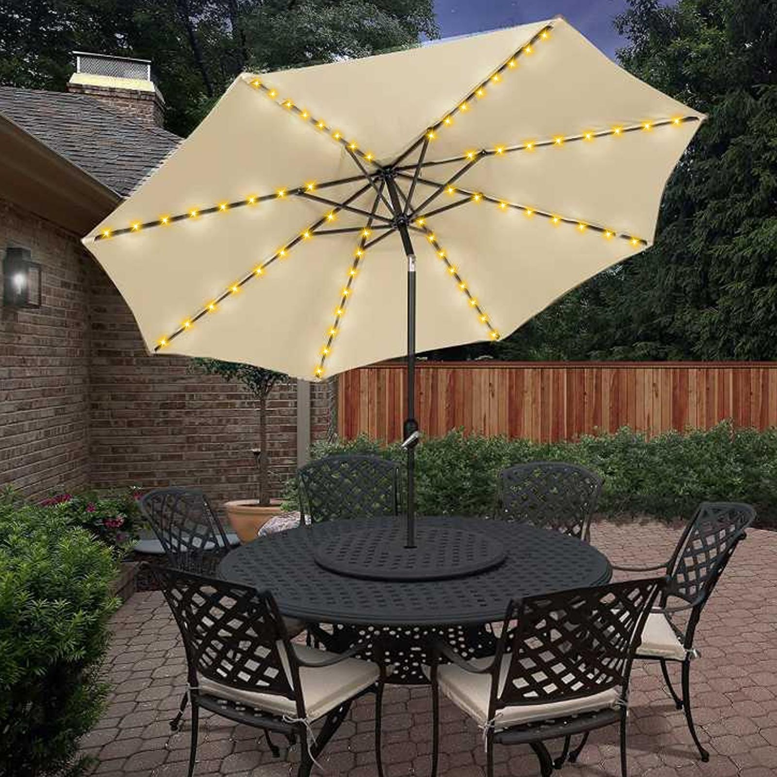 ไฟประดับร่มโซลาร์เซลล์ 104 LED - Outdoor Power Outlet Solar บทวิจารณ์และราคา