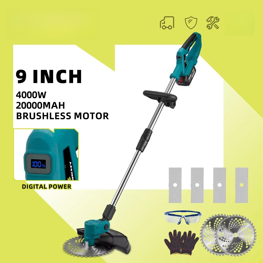เครื่องตัดหญ้าไฟฟ้า 4000W สำหร - Lawn Mower Battery บทวิจารณ์และราคา