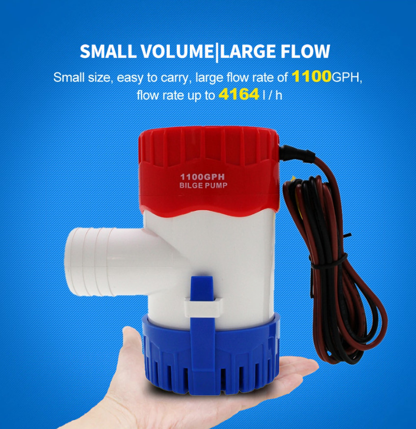 ปั๊มน้ำไฟฟ้าใต้น้ำสำหรับเรือ 1 - Water Pump Submersible บทวิจารณ์และราคา
