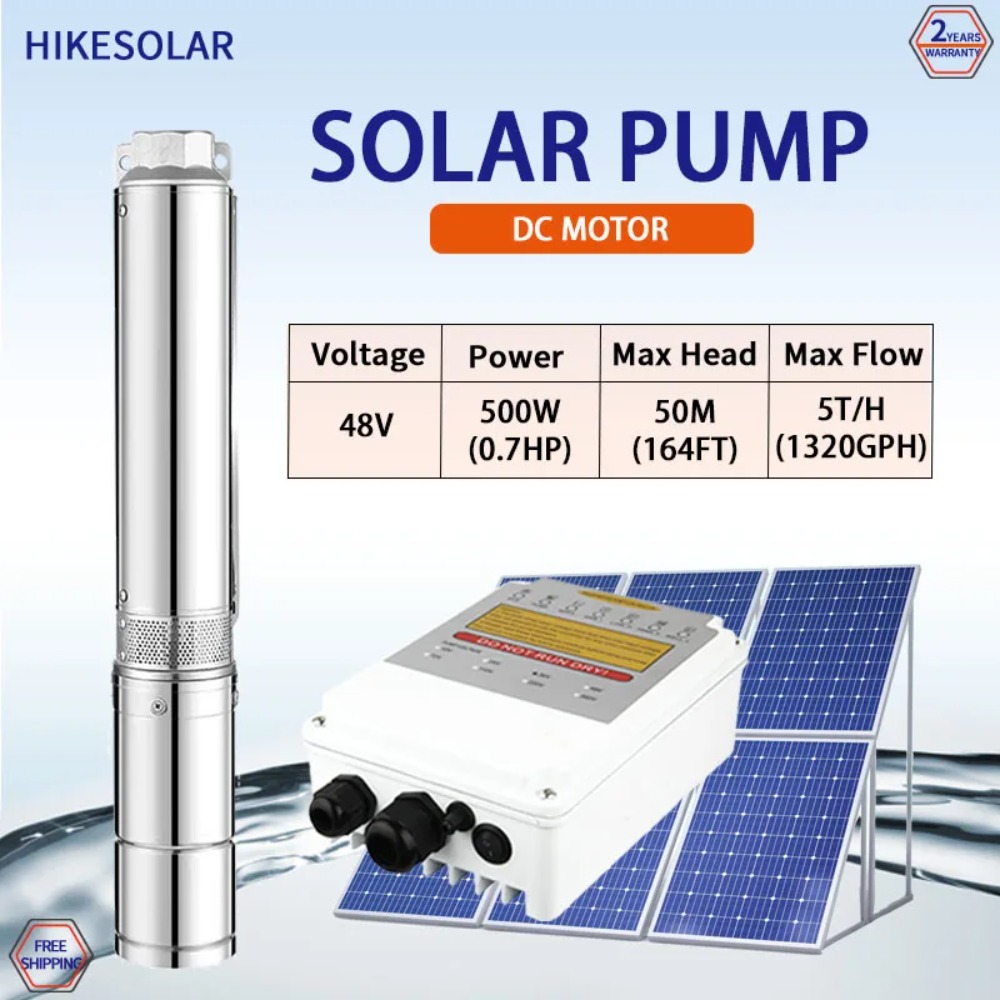 ปั๊มน้ำบาดาลพลังงานแสงอาทิตย์  - Water Pump Submersible บทวิจารณ์และราคา